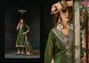 Sisa By Ibiza Banglory Glass Organza Hand Mirror Work Dress Material Exporters In India